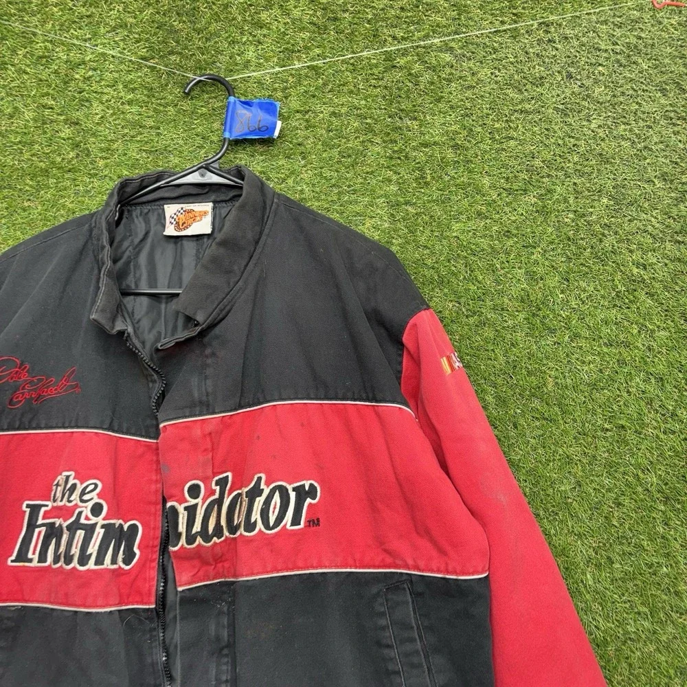 Dale Earnhardt The Intimidator Jacket Mens Medium Winners Circle Canvas y2k